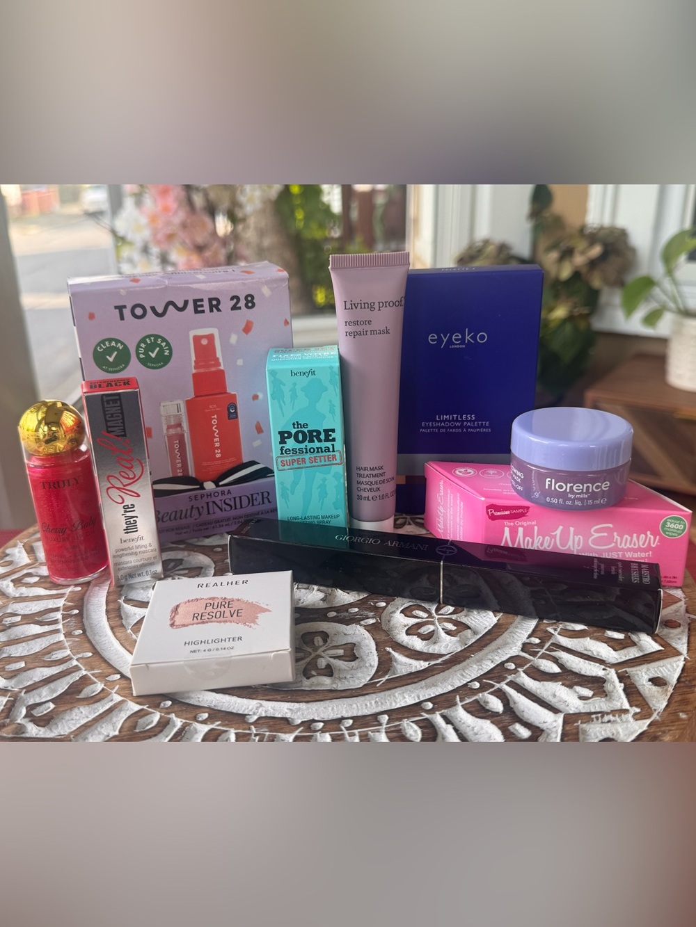 Tower 28 Benefit Armani Luxury Beauty Bundle 11 Pc Gift Set NWT